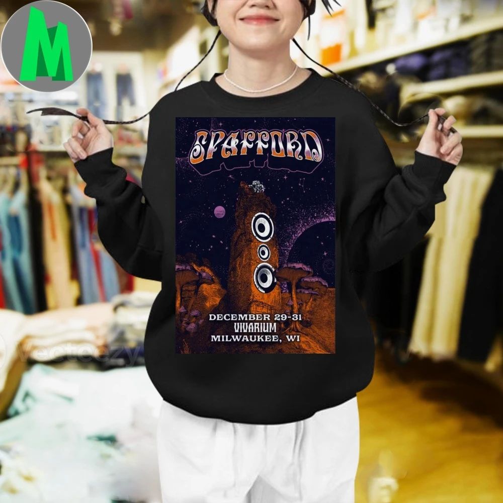 Spafford Poster NYE 2025 Shows In Milwaukee Shirt