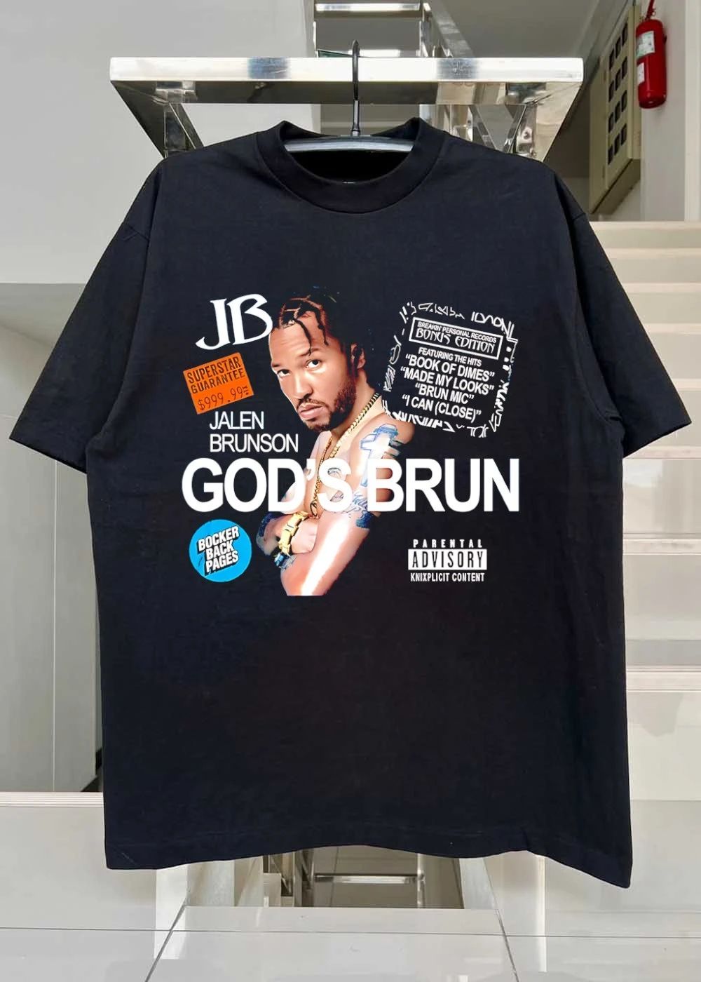 JB Breakin Personal Records Superstar Guarantee 999 99 God’s Brun Jalen Brunson T-Shirt