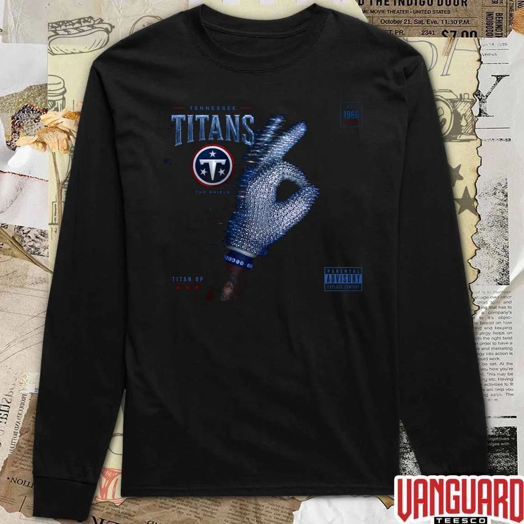 Drake Iceman x Tennessee Titans The Shield Titan Up Parental Advisory t-shirt