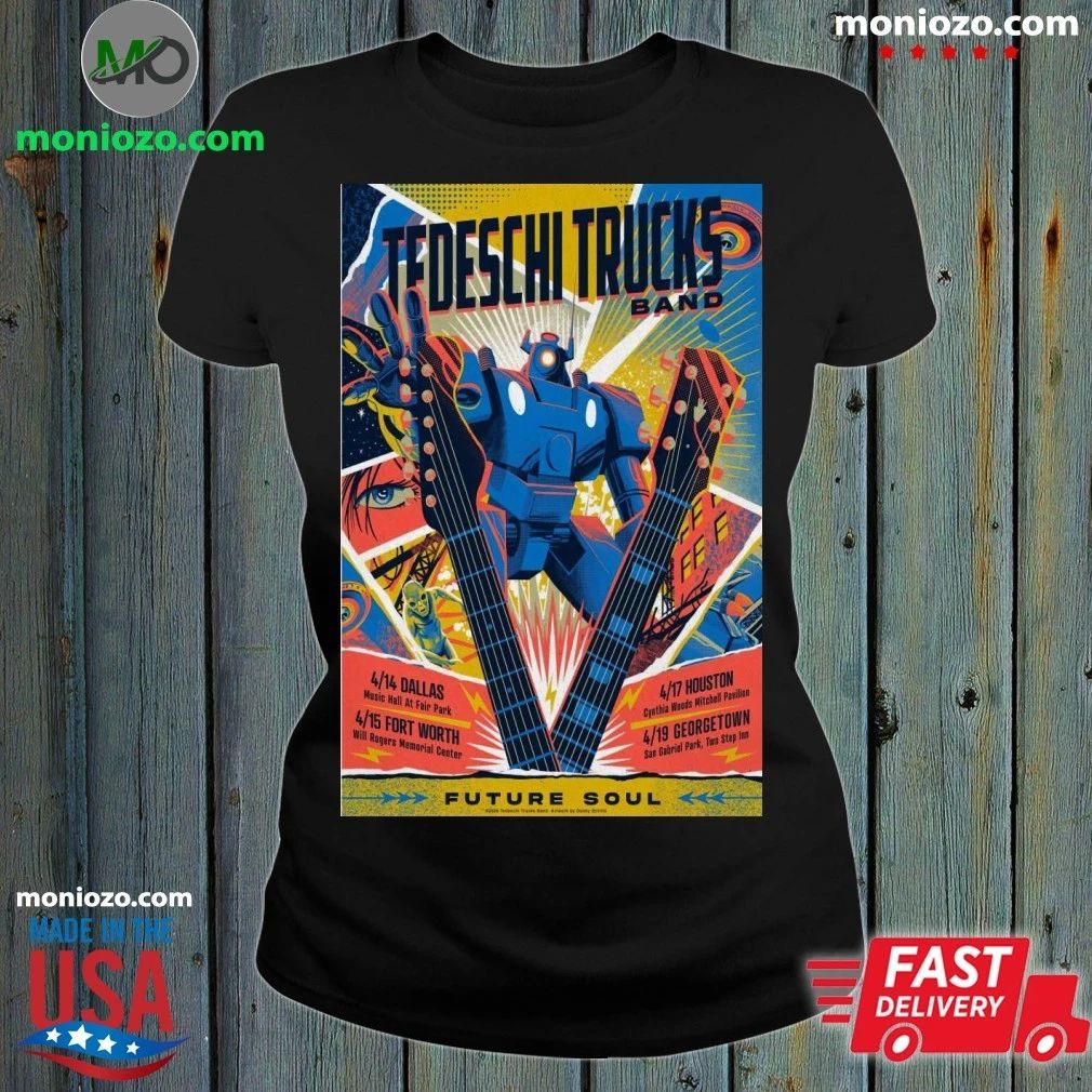 Tedeschi Trucks Band Poster for show in Texas 2026 Shirt