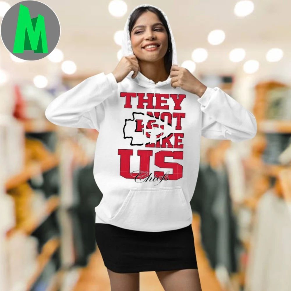 They Not Like Us Kansas City Chiefs Logo 2025 T-Shirt