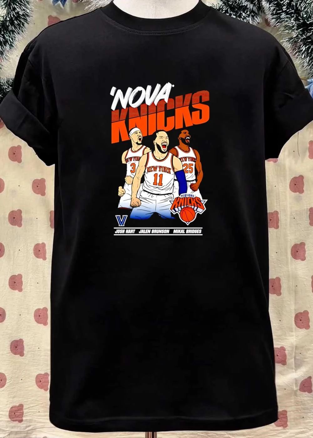 Nova Knicks Josh Hart Jalen Brunson Mikal Bridges Villanova Basketball Team shirt