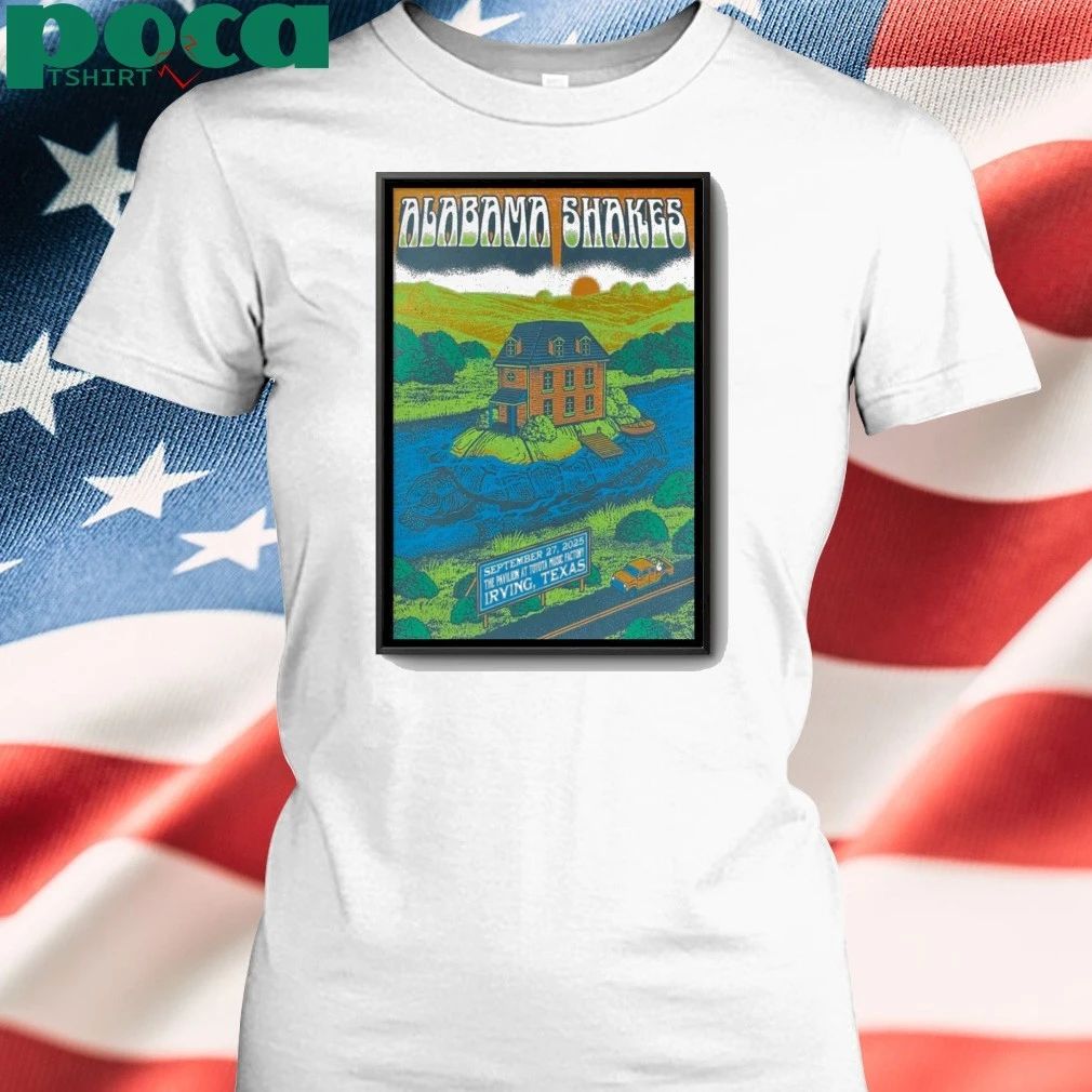 Alabama Shakes 2Sept 27 2025 Irving Texas New Poster shirt