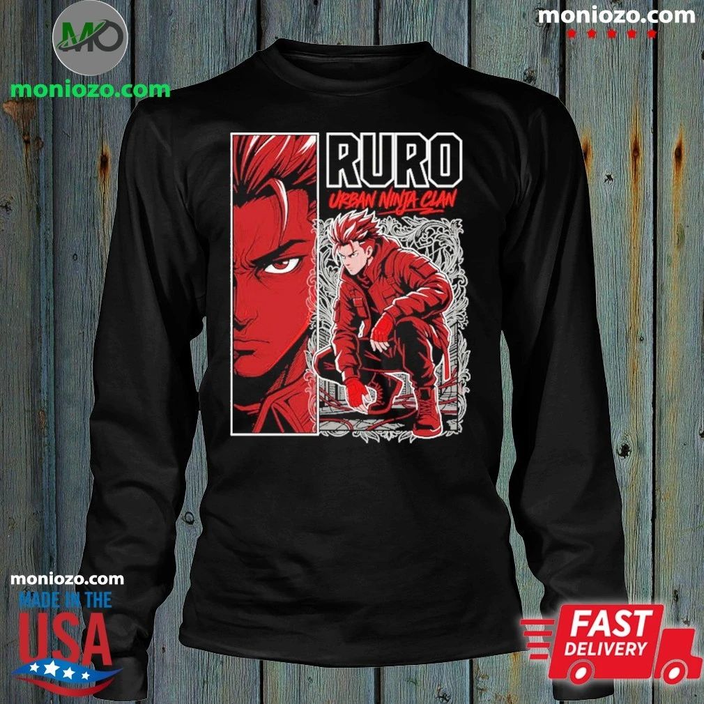 Original RURO Urban Ninja Clan Edgy Techwe Shirt