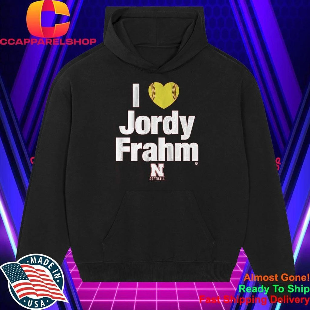 Nebraska Softball I Heart Jordy Frahm Shirt