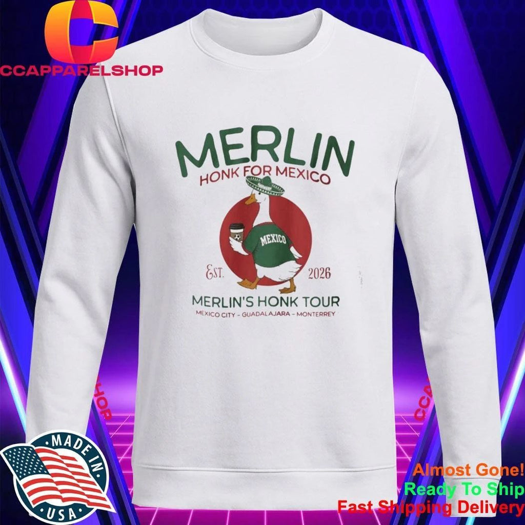 Merlin Honk For Mexico Est 2026 Shirt