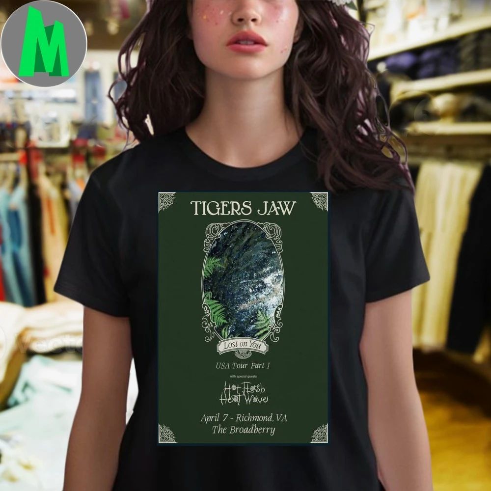 Tigers Jaw Richmond Va Apr 7 2026 Poster Shirt