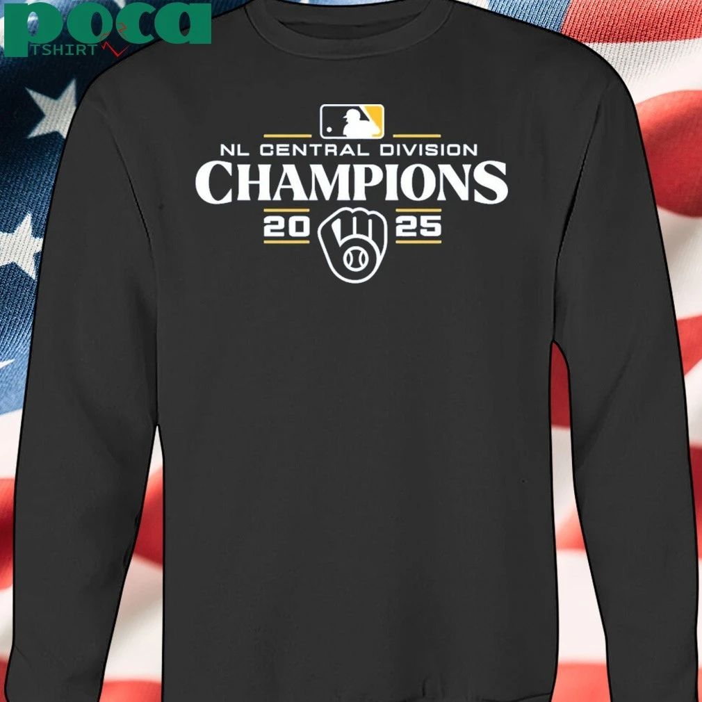 Milwaukee Brewers NL Central division champions 2025 T-Shirt