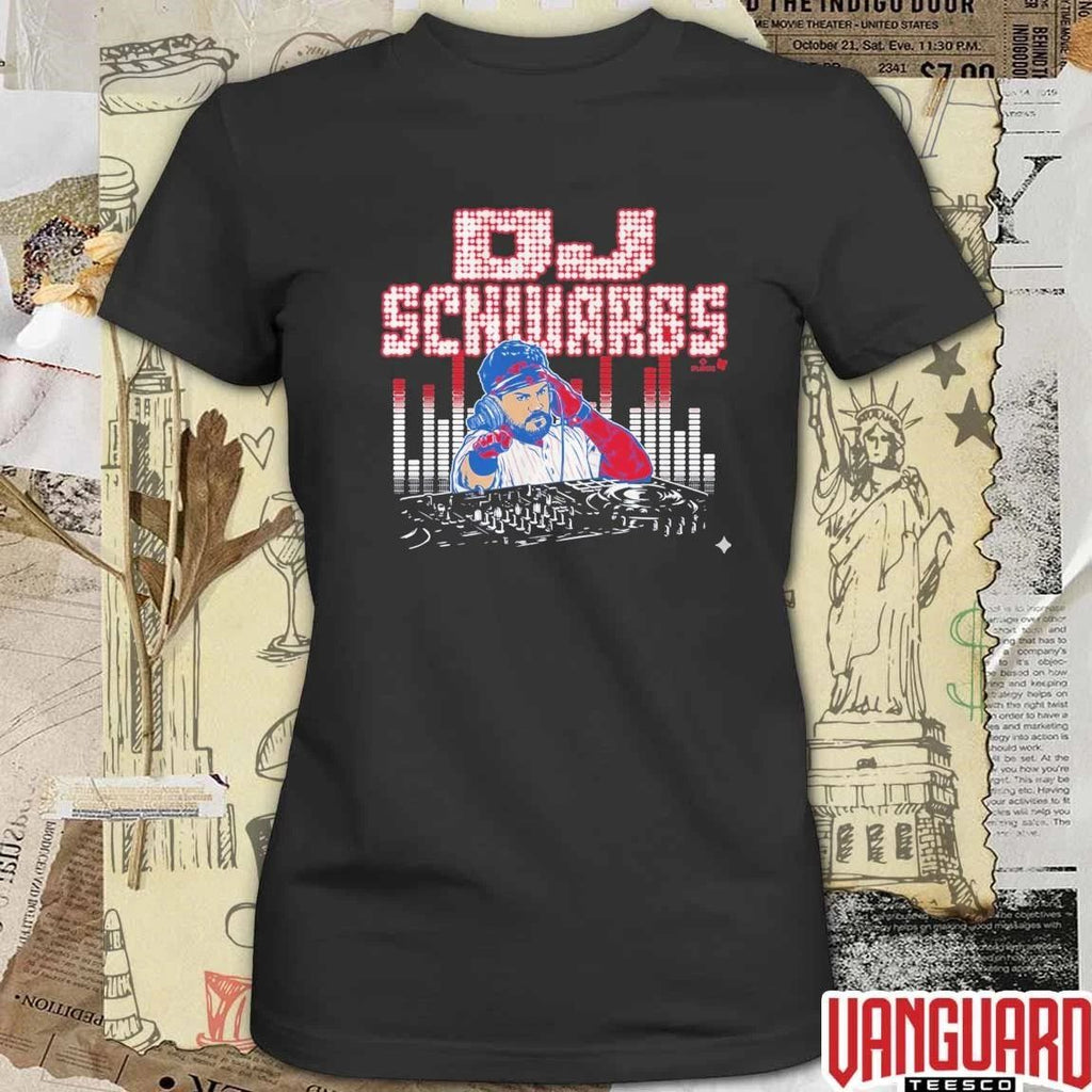 Kyle Schwarber DJ Schwarbs Philadelphia Phillies MLB t-shirt