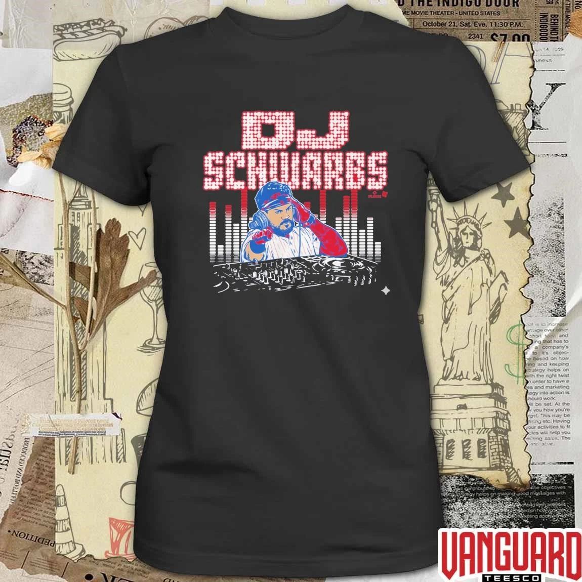 Kyle Schwarber DJ Schwarbs Philadelphia Phillies MLB t-shirt