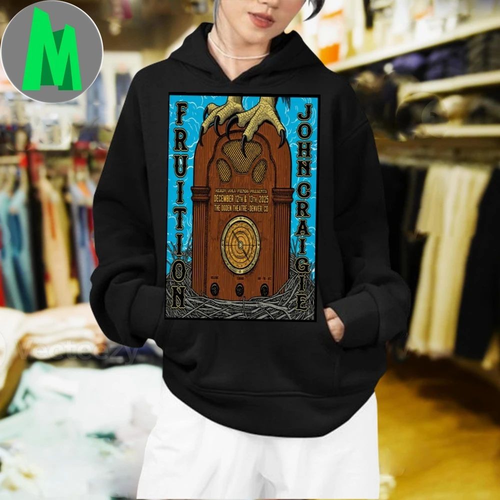 Fruiton And John Craigie At Ogden Theatre On Dec 12-13 2025 Poster Shirt