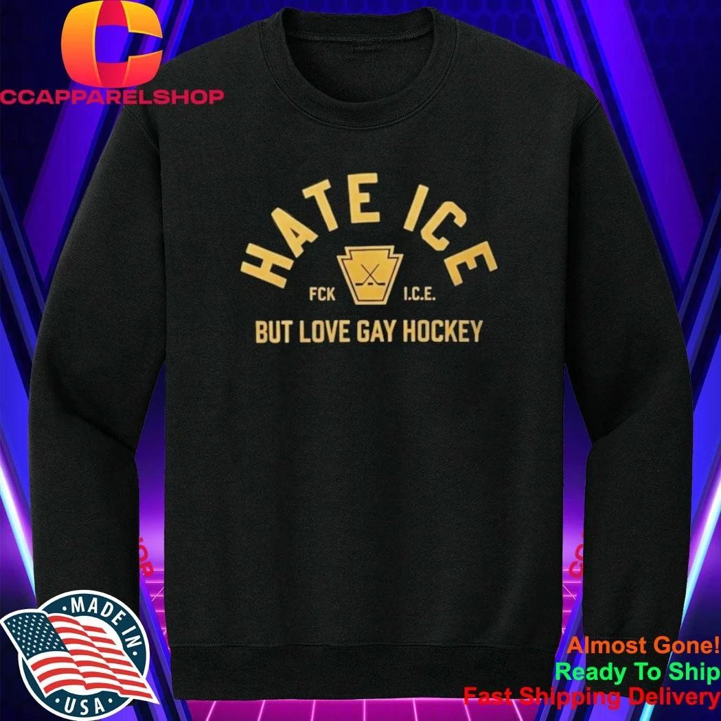 Hate Ice But Love Gay Hockey Shirt