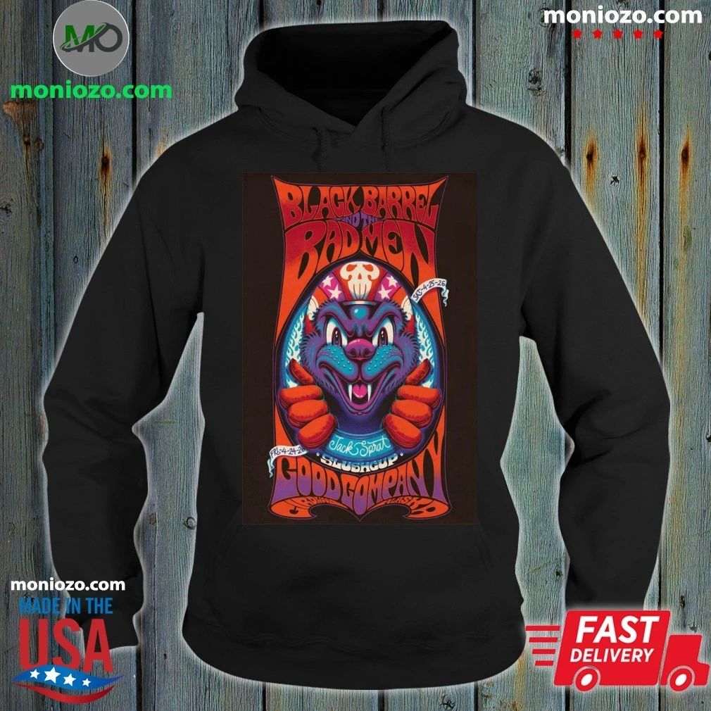 Original Black Barrel And The Bad Men Tour Girdwood AK Apr 24-25 2026 Poster T-Shirt