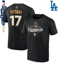 Shohei Ohtani Los Angeles Dodgers 2025 World Series Champions Name & Number T-Shirt