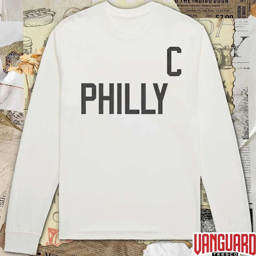 2026 Dave Portnoy Wearing PHILLY C t-shirt