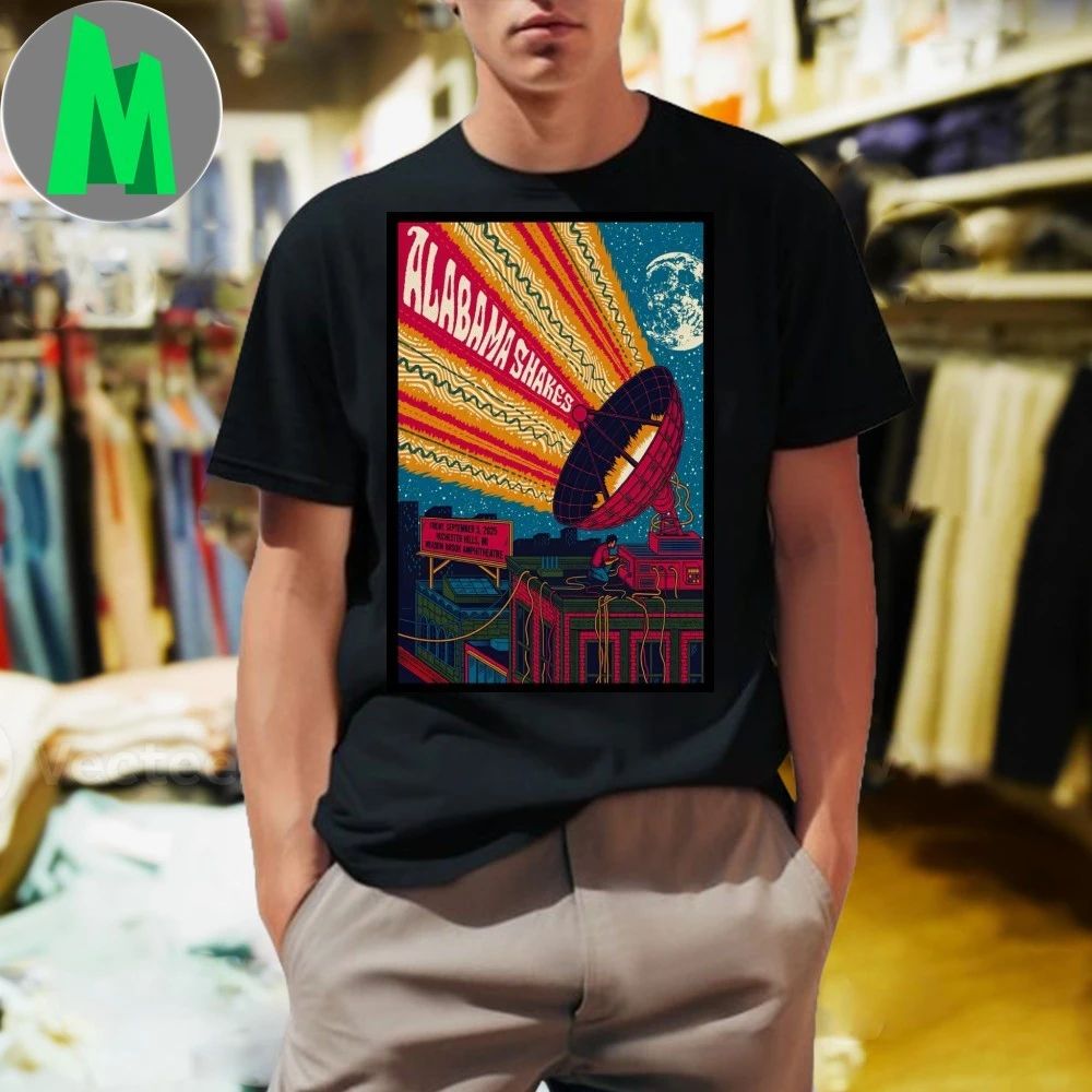 Alabama Shakes Tour 2025 Rochester Hills, MI Poster T-Shirt