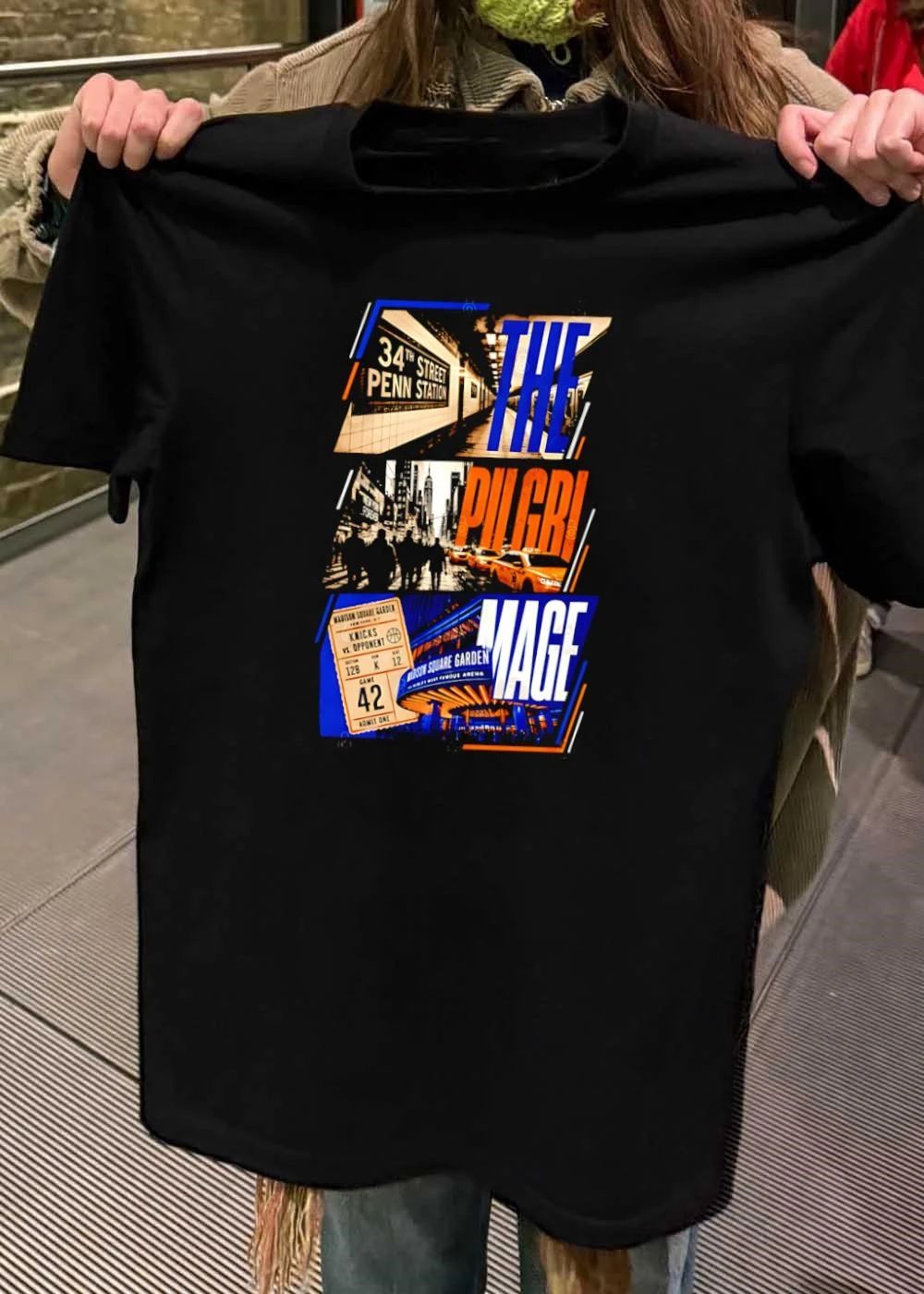 The Pilgrimage to 34th Street Penn Station Madison Square Garden Knicks T-Shirt
