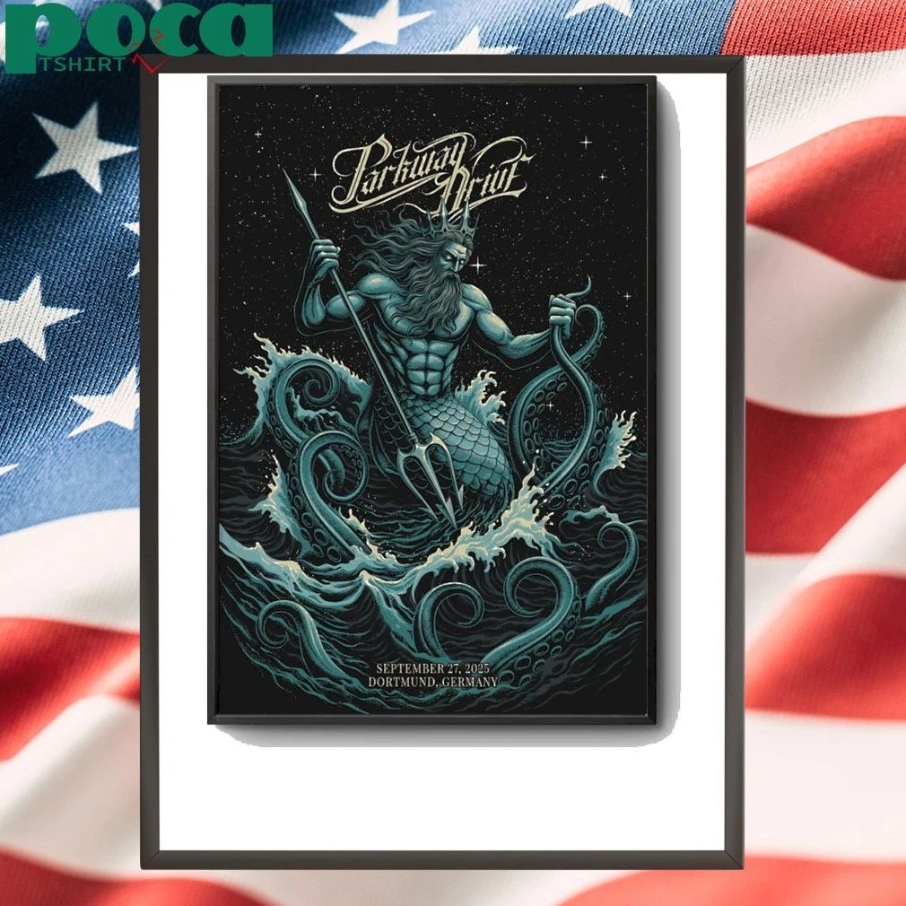 Parkway Drive September 27 2025 In Dortmund, Germany Tour Poster shirt