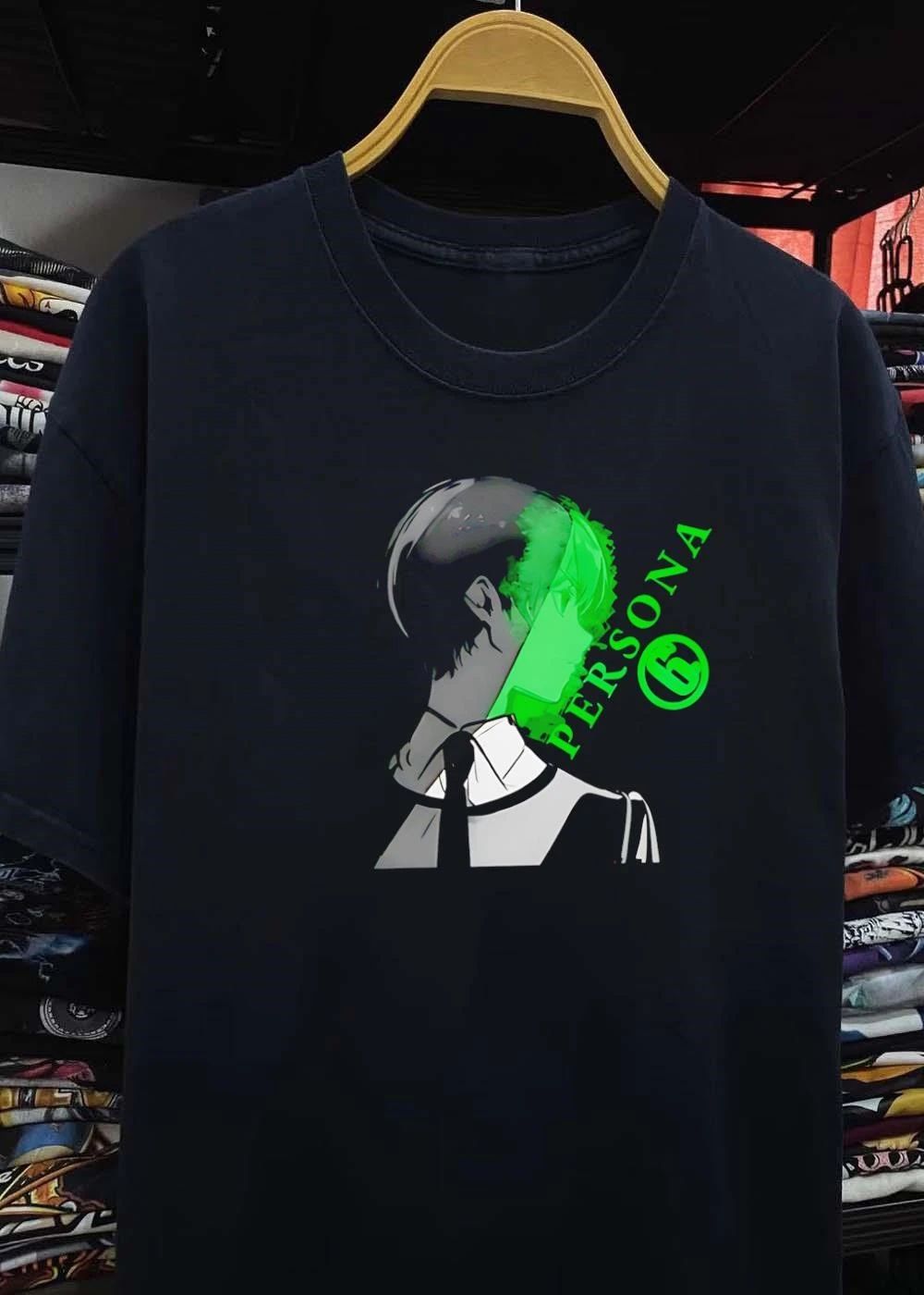 Persona 6 Green Silhouette Gaming T-Shirt