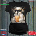 Original Shih Tzu Drinking Iced Coffee Shih Tzu Dog Meme Shirt