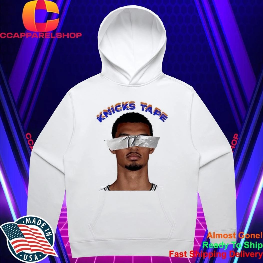 Victor Wembanyama Knicks Tape Duct Tape Over Eyes Meme 2026 NBA Finals Shirt
