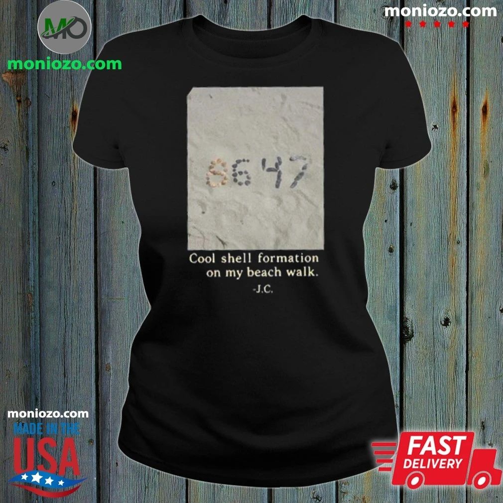 James Comey 8647 Cool Shell Formation On My Beach Walk Shirt