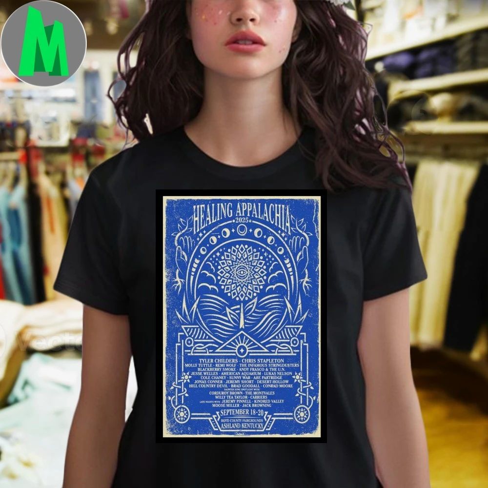 Poster Healing Appalachia Festival Ashland, Kentucky September 18-20, 2025 Shirt