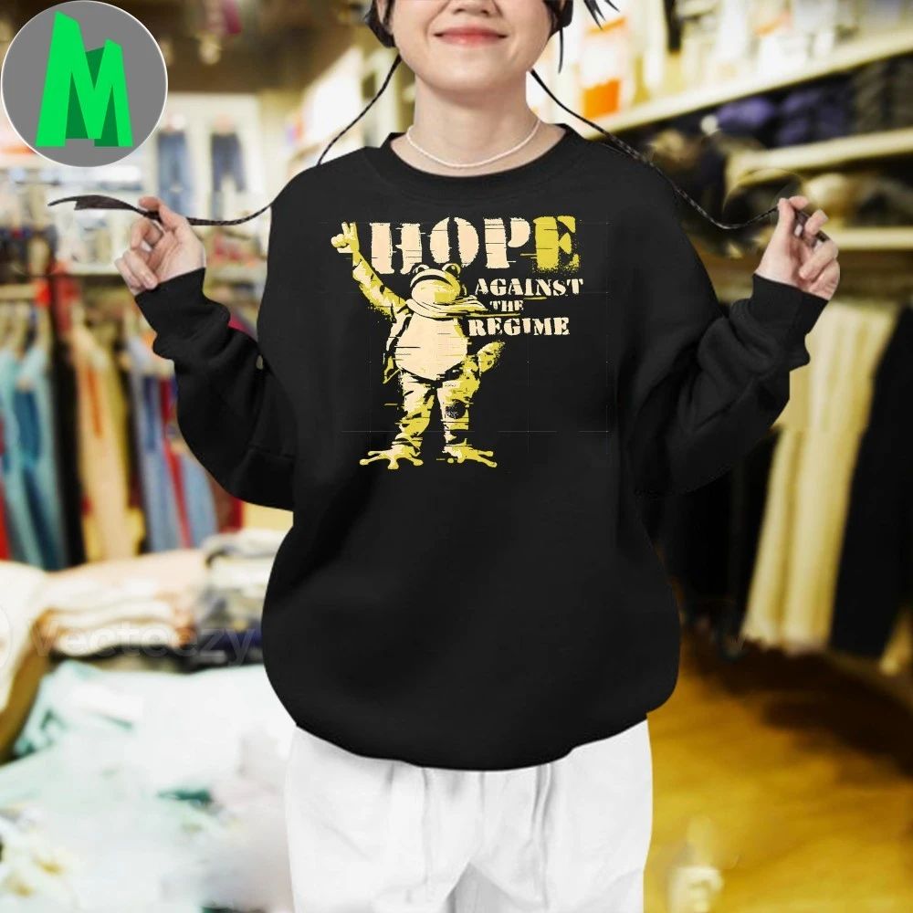 Frog Portland Hop Hope Against The Regime Grunge Shirt