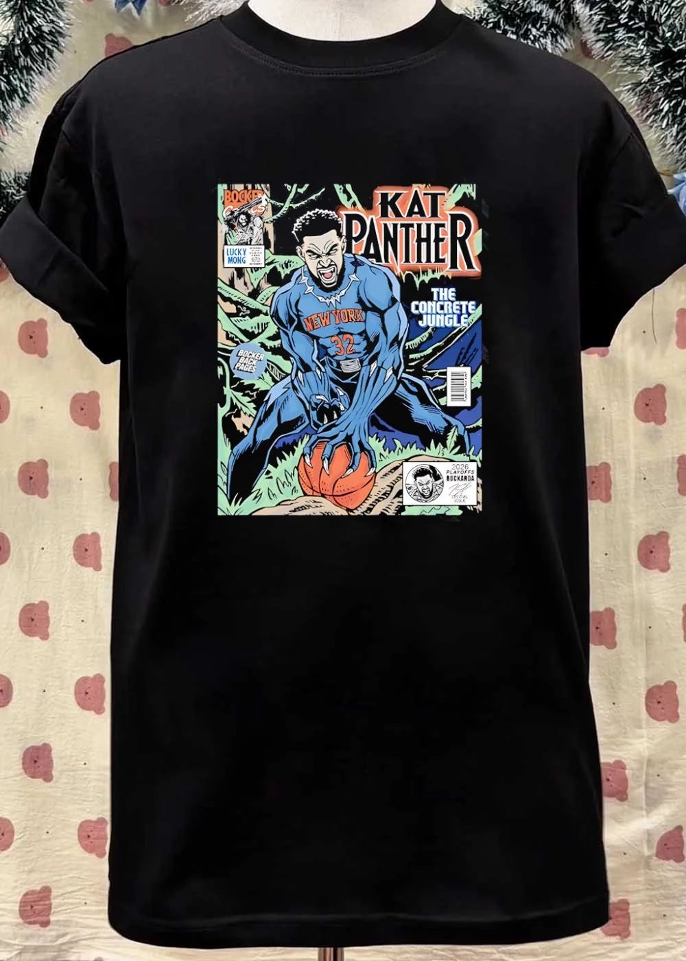 2026 Playoffs Bockanda Kat Panther The Concrete Jungle New York 32 Shirt