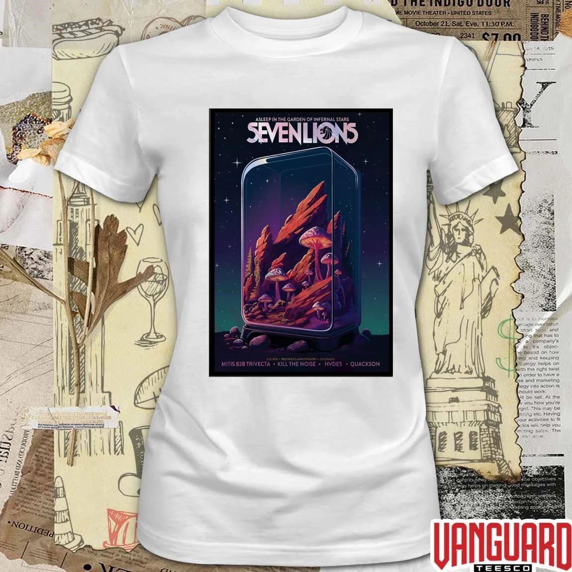Seven Lions Red Rocks Amphitheatre in Morrison CO May 22 2026 Poster t-shirt