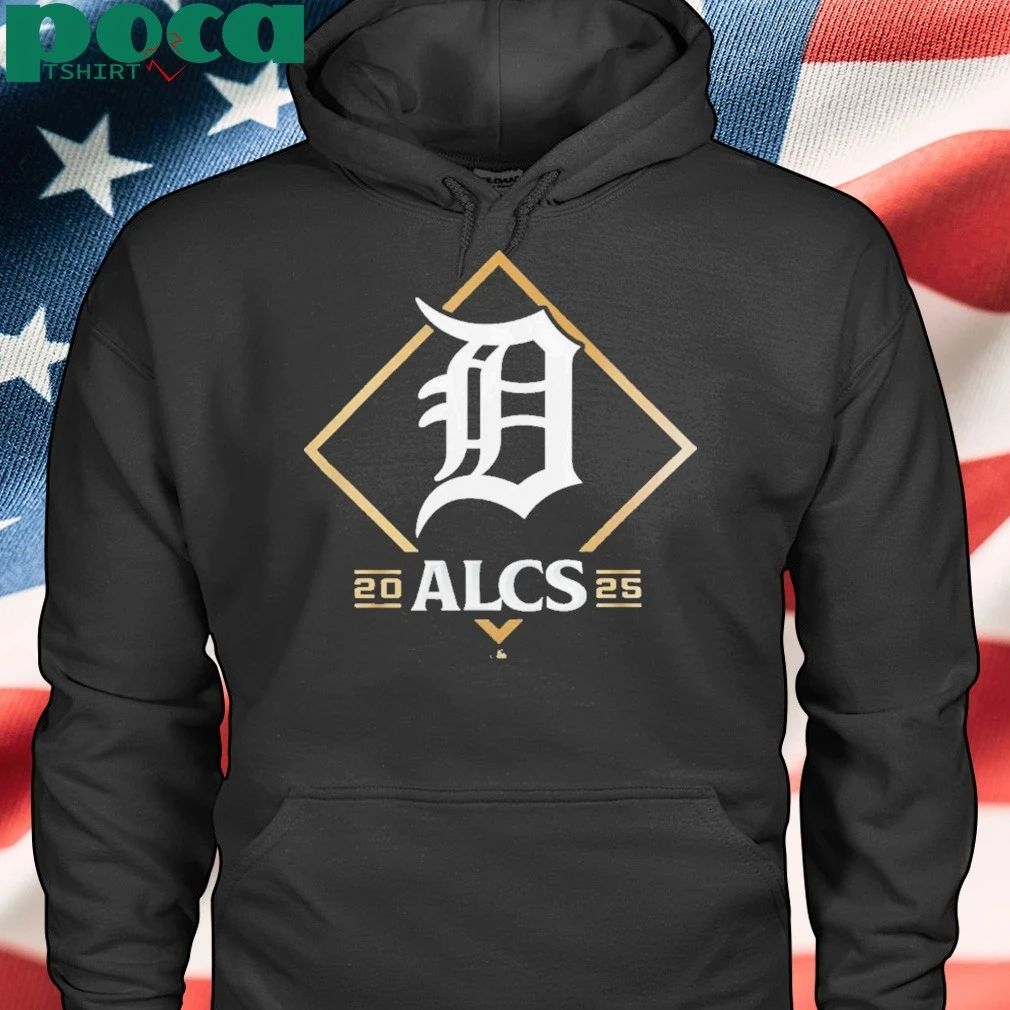 Detroit Tigers 2025 American League Division Series Champions Locker Room T-Shirt