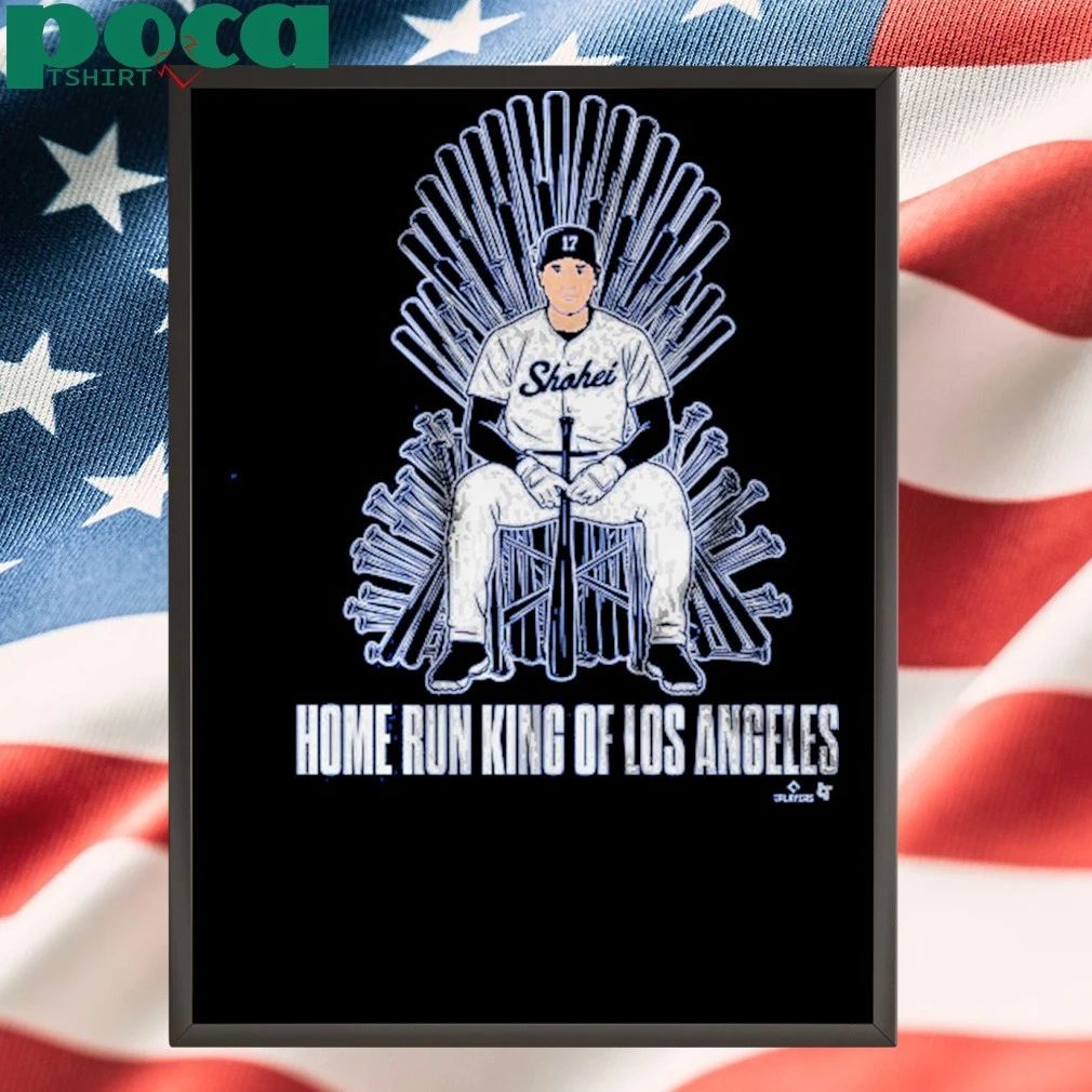 Shohei Ohtani Home Run King of Los Angeles T-shirt
