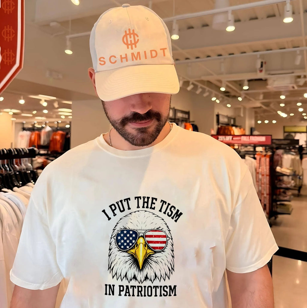 I Put the Tism in Patriotism American Eagle shirt