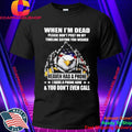 Eagle When I’m Dead Please Don’t Post On My Timeline Saying You Wished Shirt