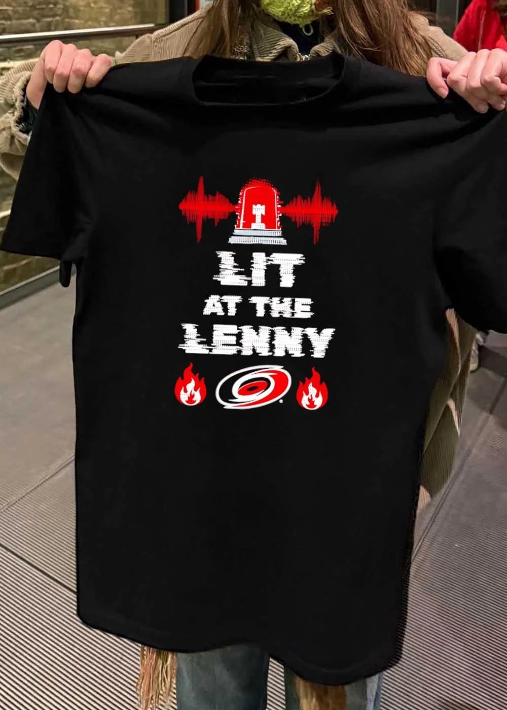 Lit at the Lenny Carolina Hurricanes T-Shirt