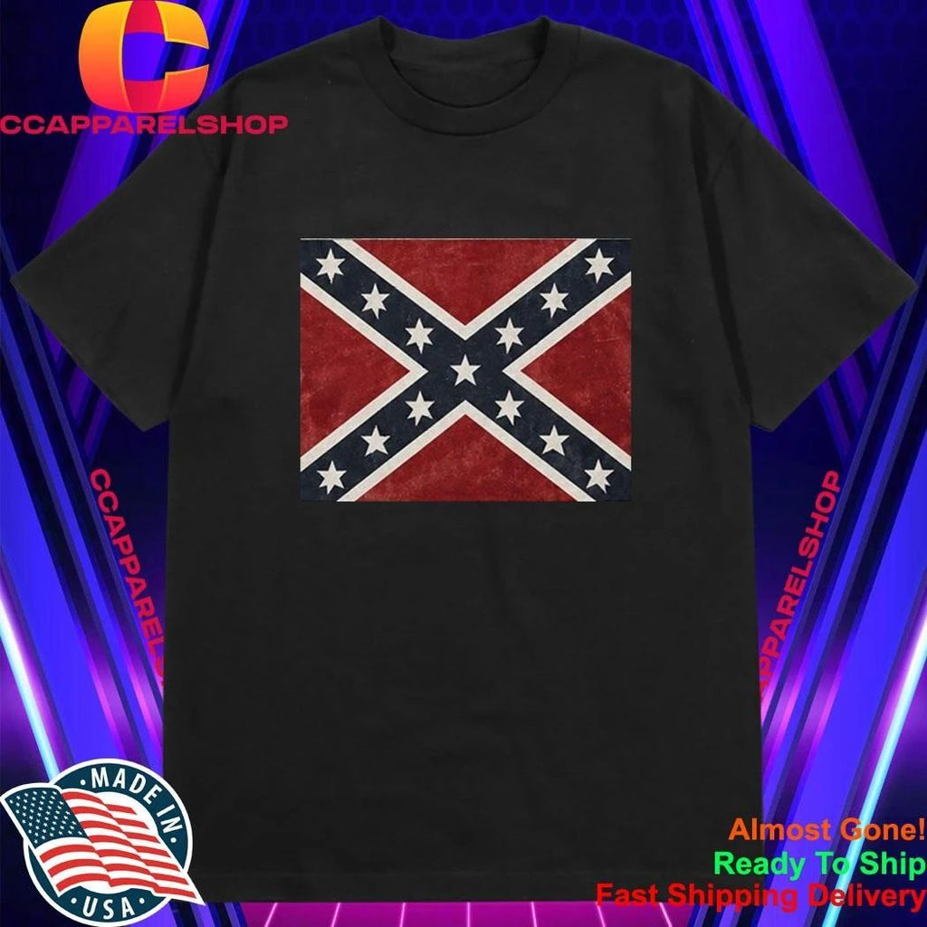 Mark Lee Confederate Rebel Flag Raglan Shirt