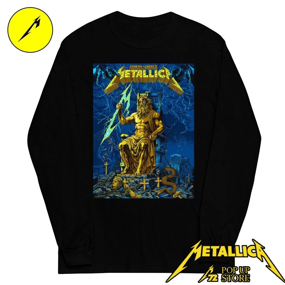 Metallica M72 Athens Zeus God Poster Art Shirt