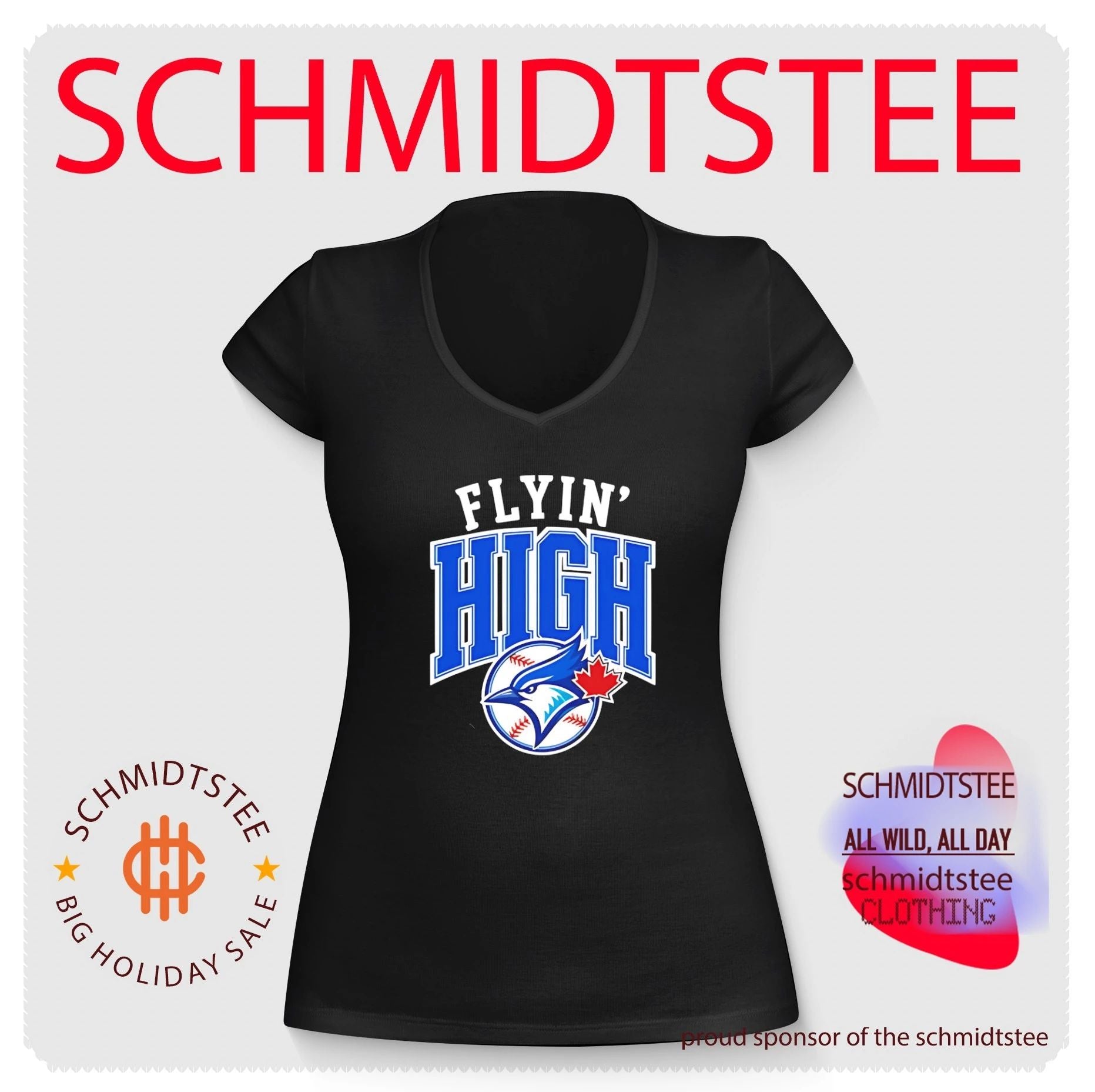 Toronto Blue Jays flyin’ high logo shirt