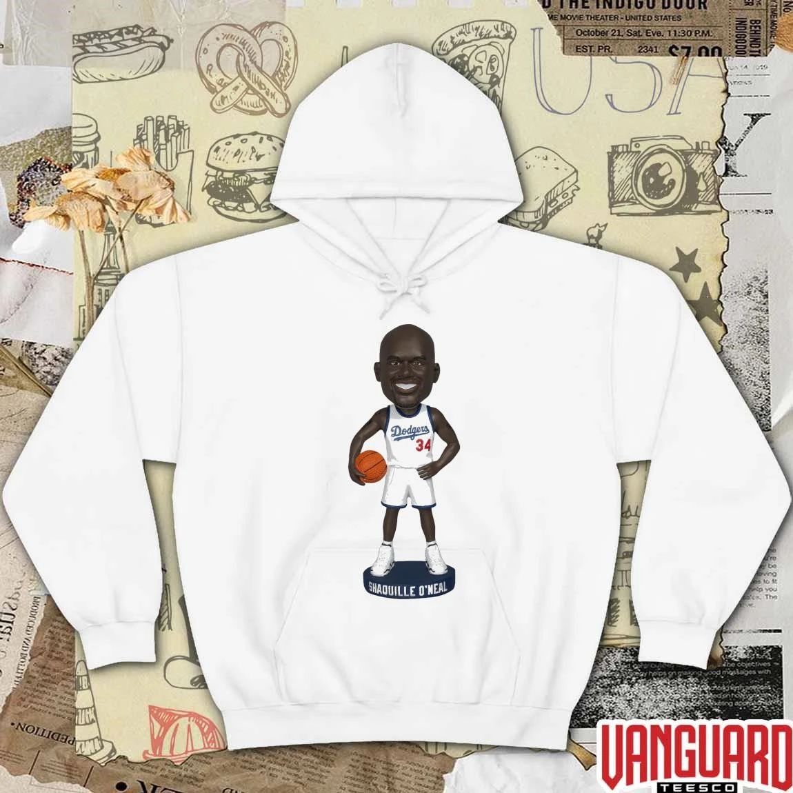 Dodgers Shaquille O’Neal Bobblehead 2026 Giveaway t-shirt