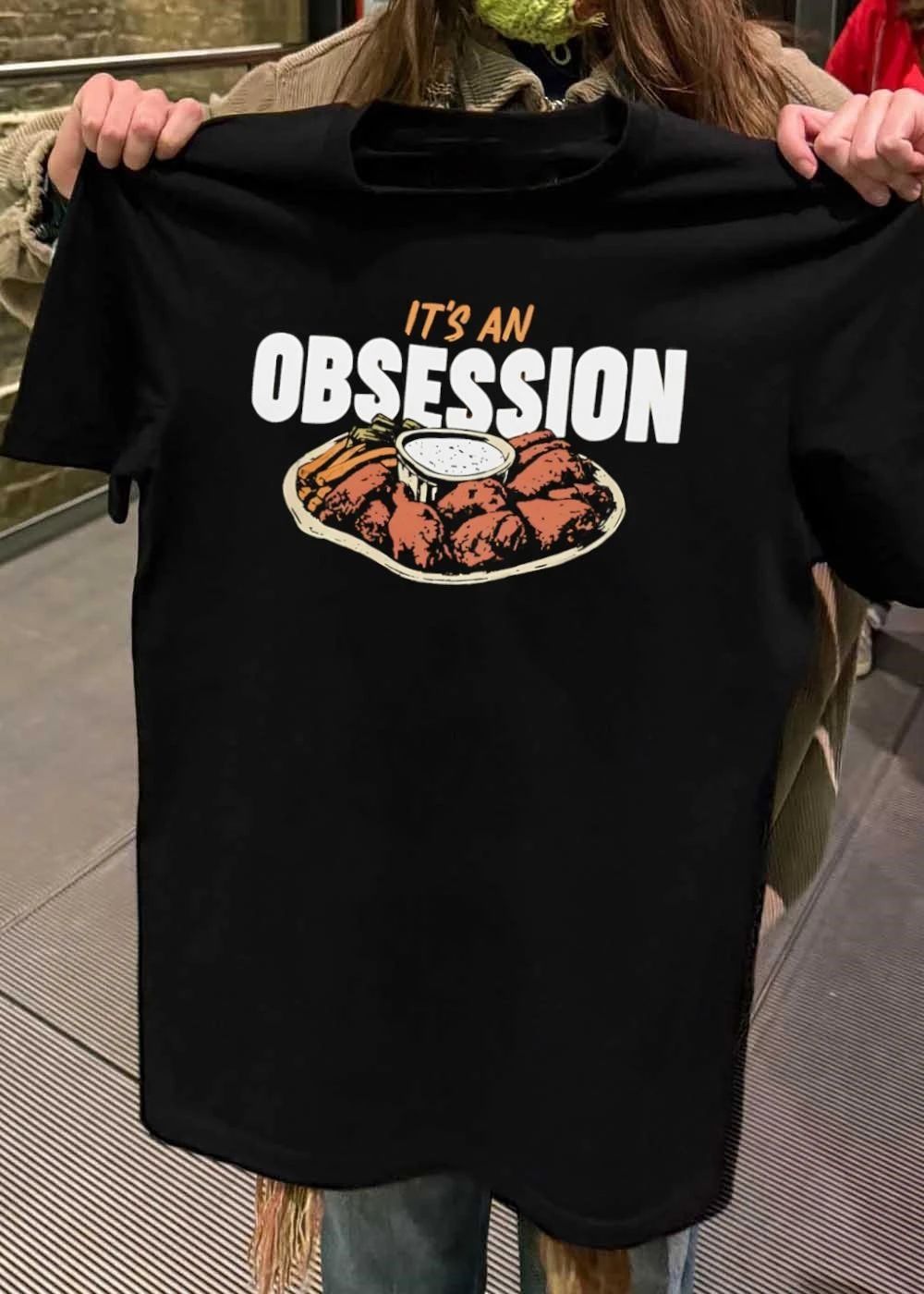 Foodie Apparel Eat Wings It’s an Obsession T-Shirt