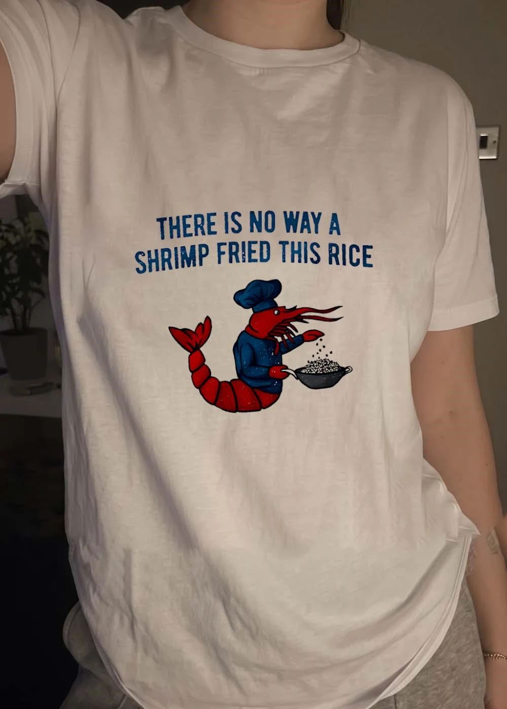 Chef Shrimp Cooking There Is No Way A Fried This Rice T-Shirt
