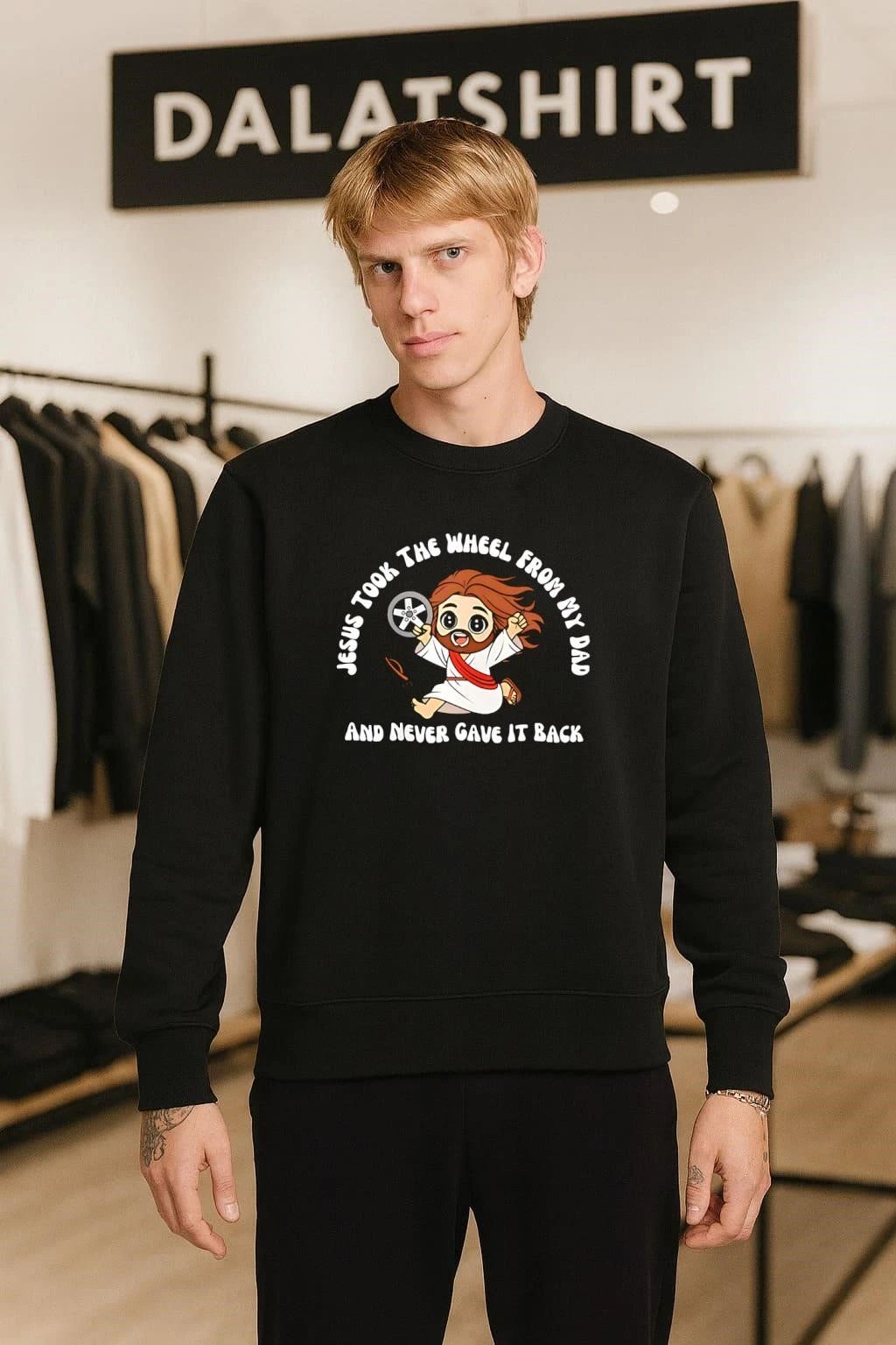 Took The Wheel From My Dad And Never Gave It Back cartoon shirt