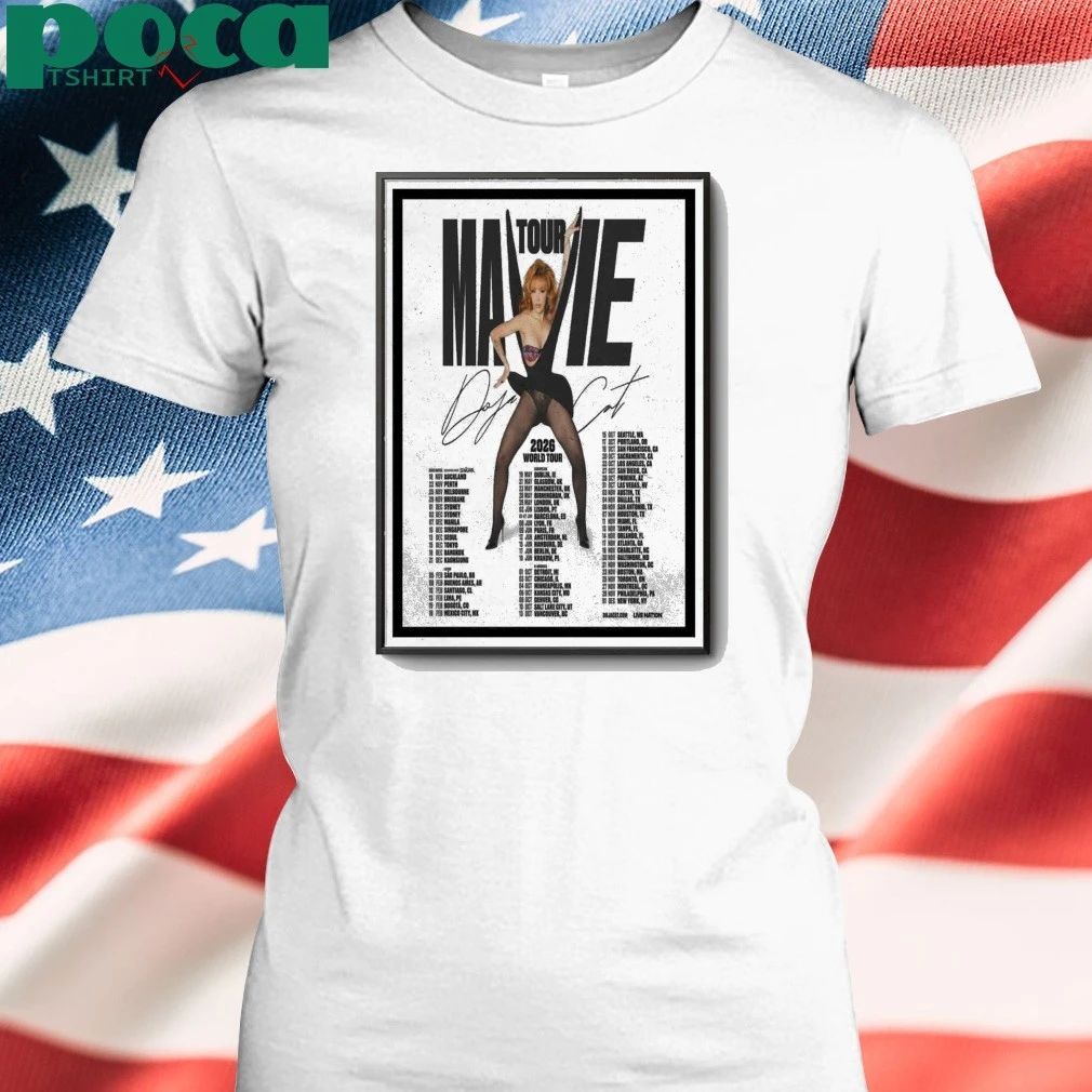 Mavie World Tour 2026 Poster shirt