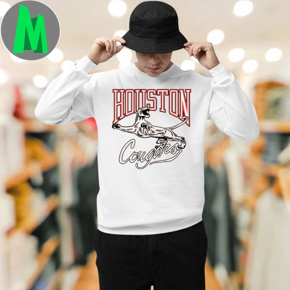 Houston Cougars UH Leaping Cougar Shirt