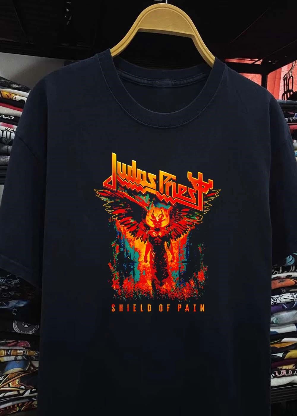 Judas Priest Shield Of Pain Tour 2026 Winged Demon shirt