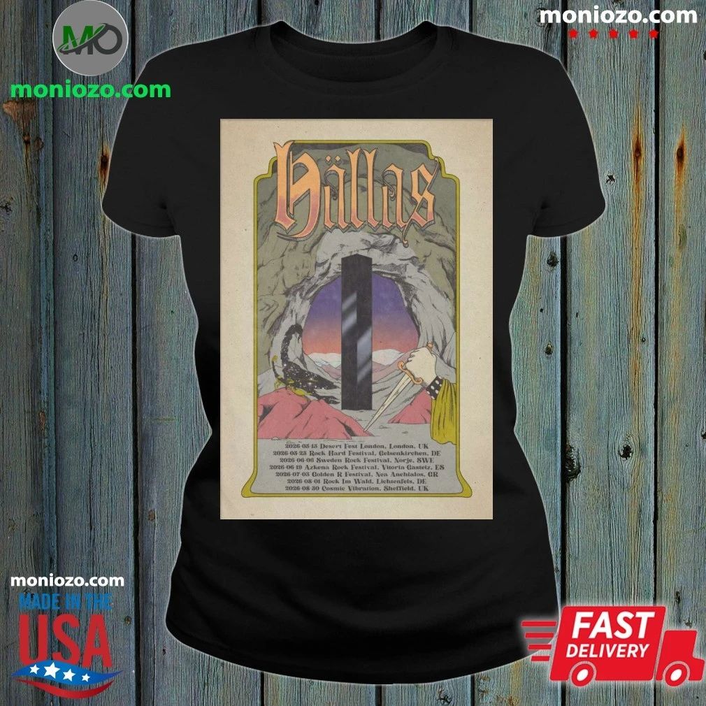 Hällas Festival 2026 Summer Poster Shirt