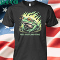 Free-Portland-Frog Portland Frog Against Resist T-Shirt