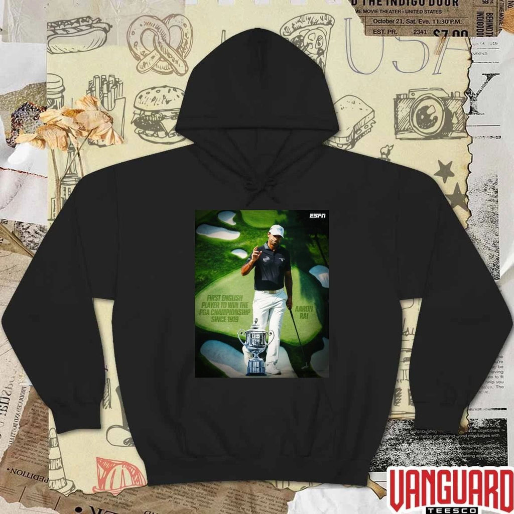 Aaron Rai First English Player To Win The PGA Championship Since 1919 Poster t-shirt
