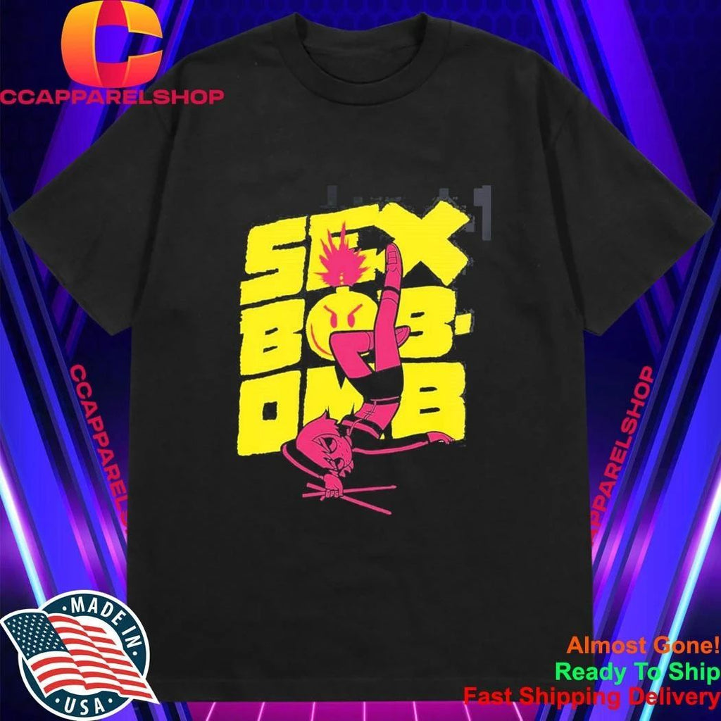 Scott Pilgrim Vol 3 Scott Pilgrim And The Infinite Sadness 20th Anniversary Merch Sex Bob-omb Shirt