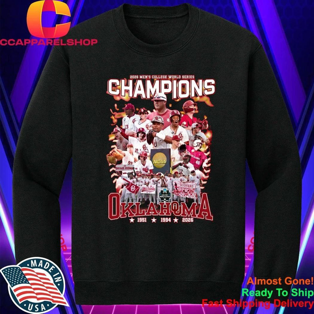 Oklahoma Sooners Baseball MCWS Shirt